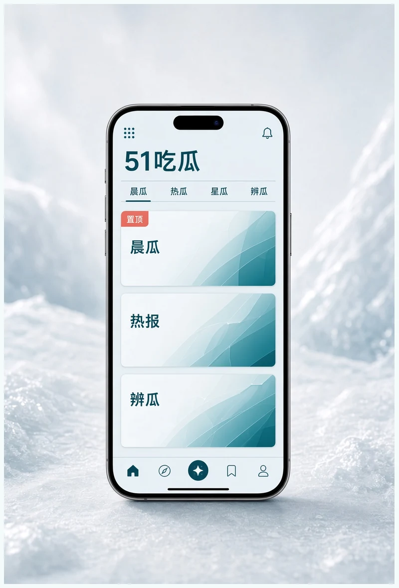 51吃瓜APP界面示意